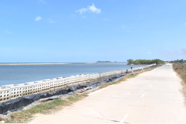 Green Shield protecting the coastline against climate change